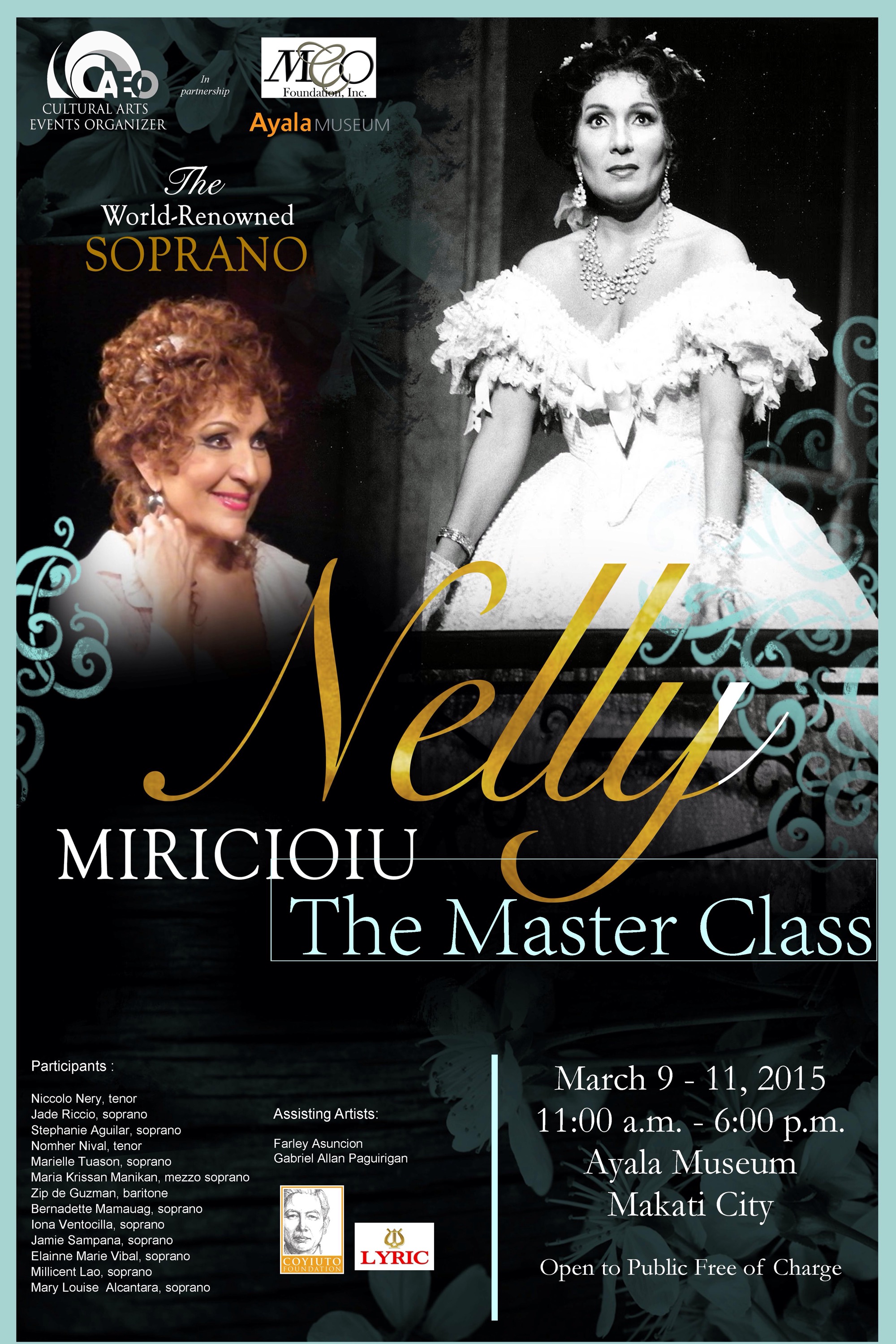 Nelly Miricioiu masterclass