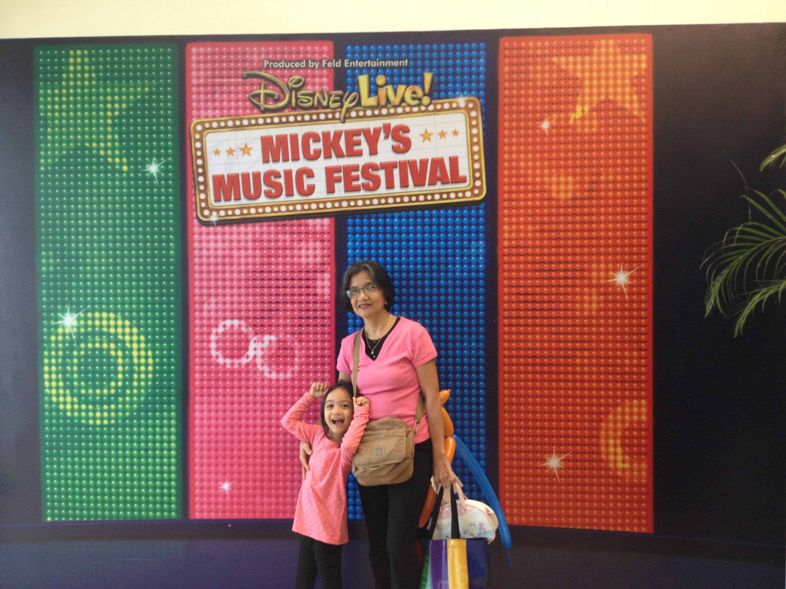 Aria and Mommy Disney Live Kia Theater
